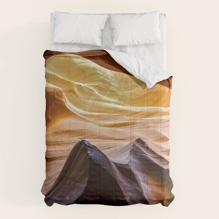 Antelope Canyon Filtered Light   3-9-15 Comforter Gallery Image 1