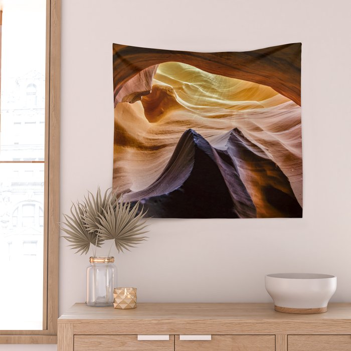 Antelope Canyon Filtered Light   3-9-15 Wall Tapestry Gallery Image 2
