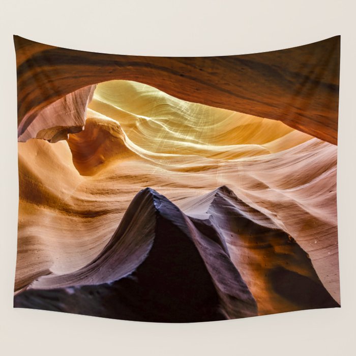 Antelope Canyon Filtered Light   3-9-15 Wall Tapestry Gallery Image 4