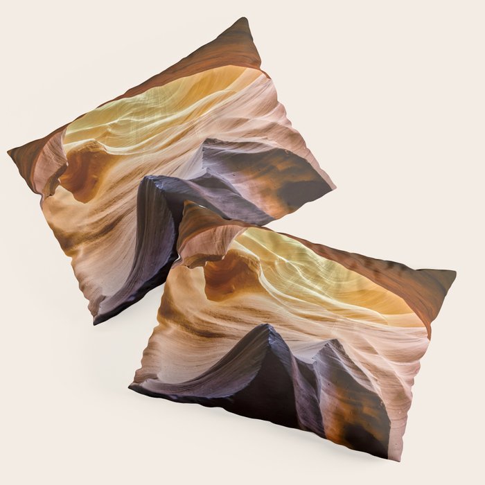 Antelope Canyon Filtered Light   3-9-15 Pillow Sham Gallery Image 1