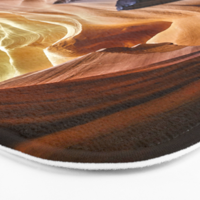 Antelope Canyon Filtered Light   3-9-15 Bath Mat Gallery Image 3