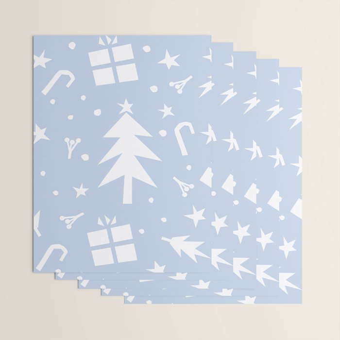 Happy Holidays monochromatic Wrapping Paper Gallery Image 3