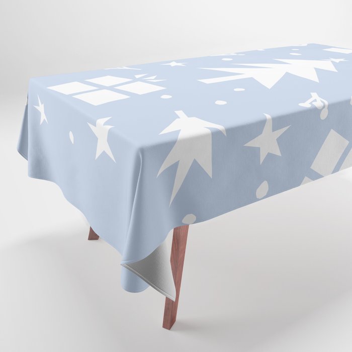 Happy Holidays monochromatic Tablecloth Gallery Image 1
