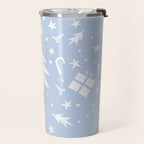 Happy Holidays monochromatic Travel Mug Gallery Image 2