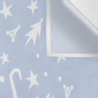 Happy Holidays monochromatic Wall Tapestry Gallery Image 3