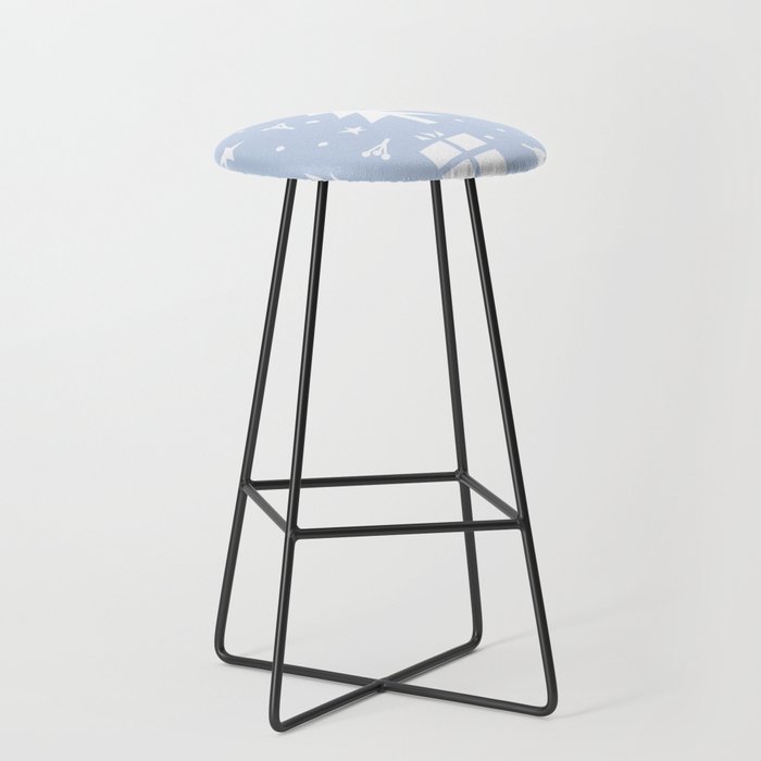 Happy Holidays monochromatic Stool Gallery Image 1