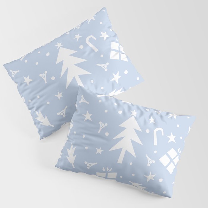 Happy Holidays monochromatic Pillow Sham Gallery Image 3