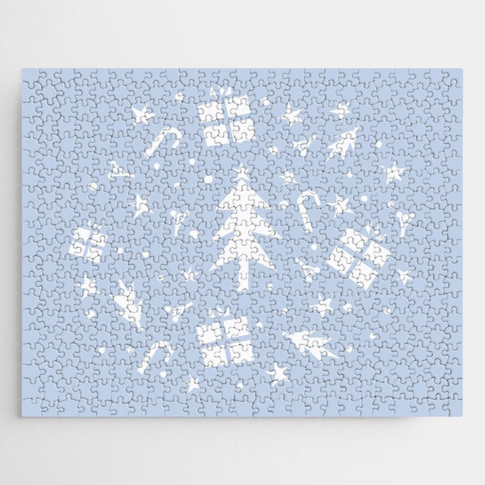 Happy Holidays monochromatic Jigsaw Puzzle Gallery Image 1
