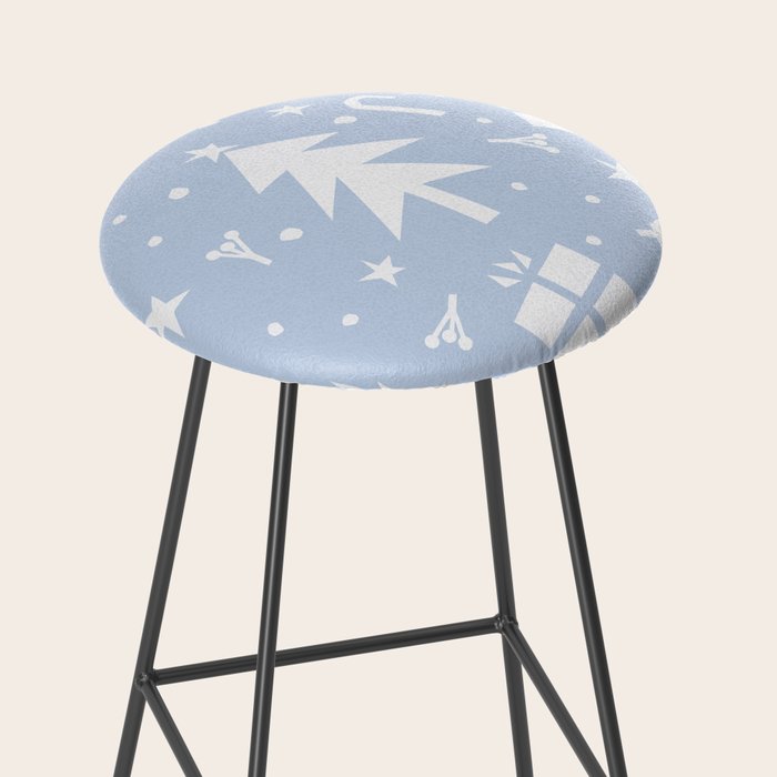 Happy Holidays monochromatic Stool Gallery Image 2