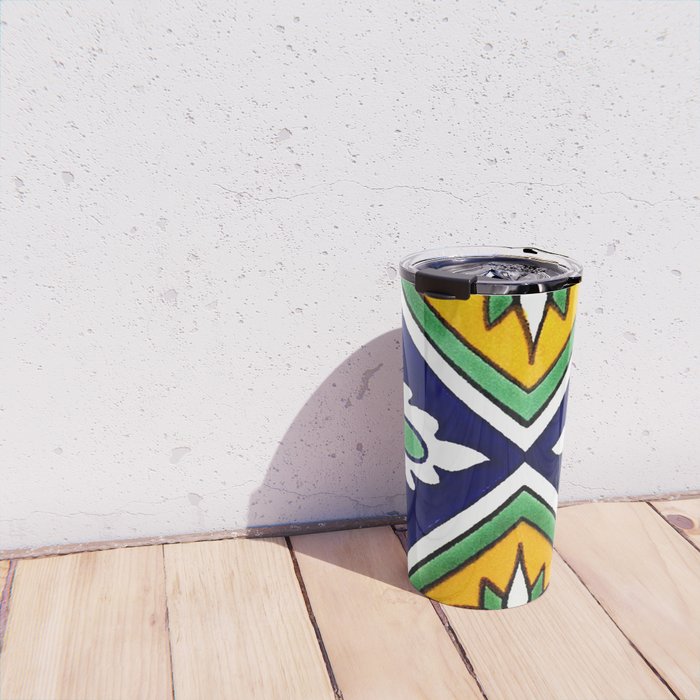 talaveramexican tile Travel Mug Gallery Image 4