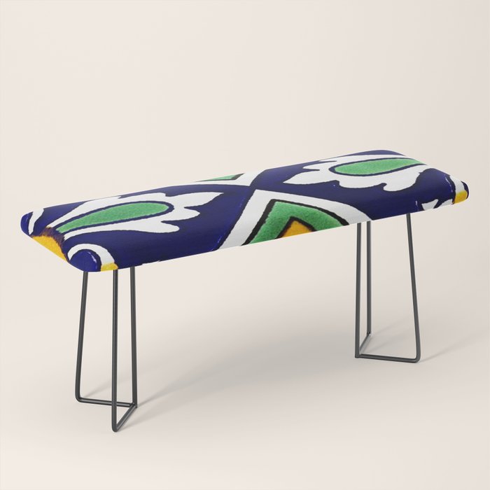 talaveramexican tile Bench Gallery Image 1