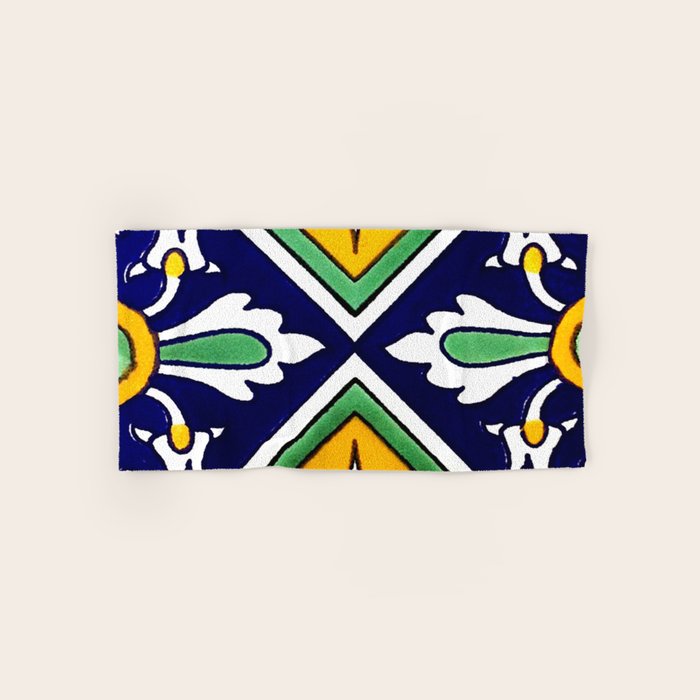 talaveramexican tile Bath Towel Gallery Image 1