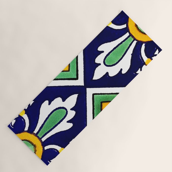talaveramexican tile Yoga Mat Gallery Image 1