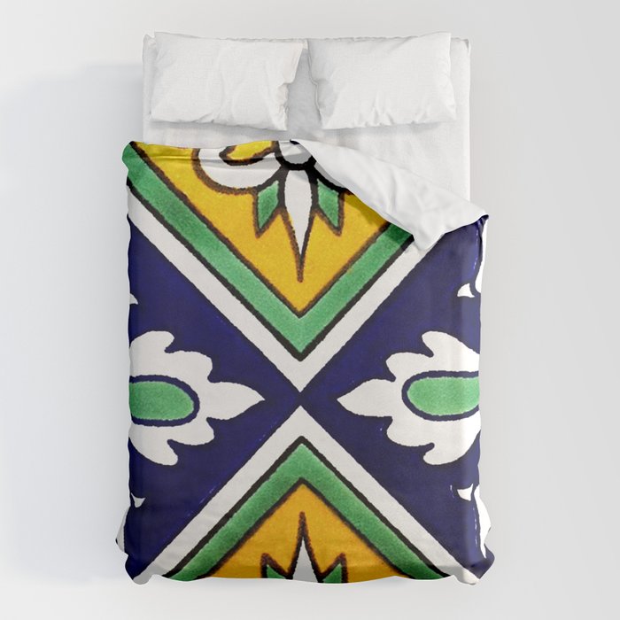talaveramexican tile Duvet Cover Gallery Image 6