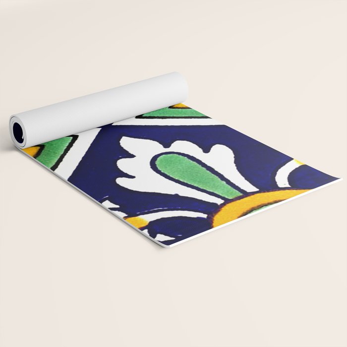 talaveramexican tile Yoga Mat Gallery Image 2