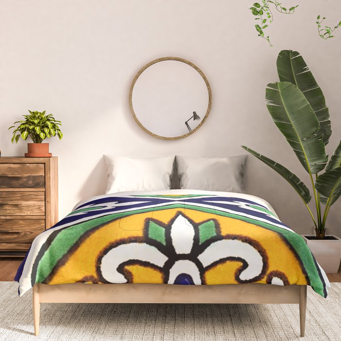 talaveramexican tile Comforter Gallery Image 3