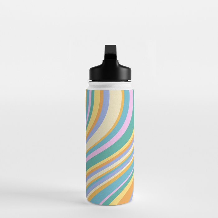 Wavy Stripes XXIV - 90s Summer Water Bottle Gallery Image 3