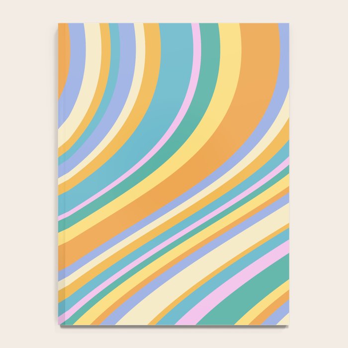 Wavy Stripes XXIV - 90s Summer Notebook Gallery Image 4