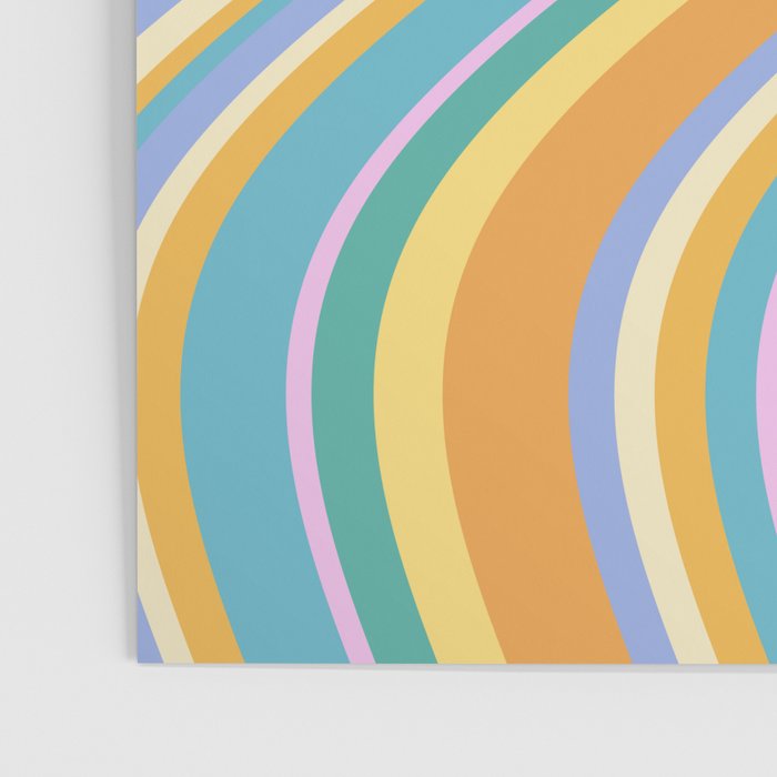 Wavy Stripes XXIV - 90s Summer Poster Gallery Image 3