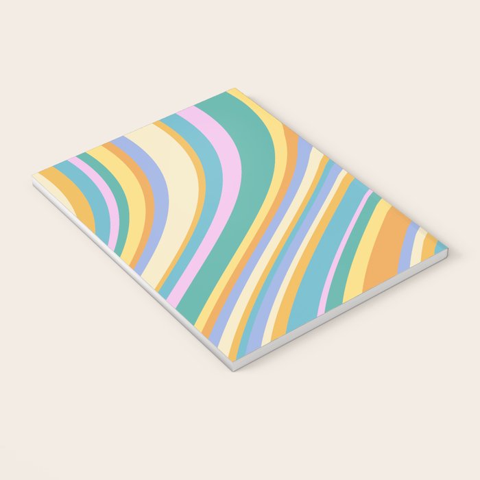 Wavy Stripes XXIV - 90s Summer Notebook Gallery Image 3