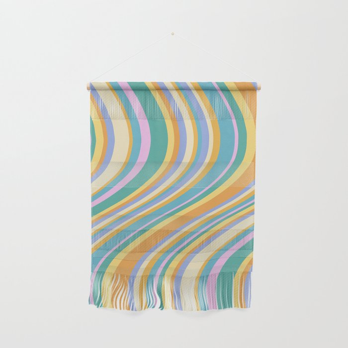Wavy Stripes XXIV - 90s Summer Wall Hanging Gallery Image 1