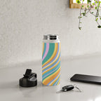 Wavy Stripes XXIV - 90s Summer Water Bottle Gallery Image 4
