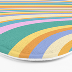 Wavy Stripes XXIV - 90s Summer Bath Mat Gallery Image 3