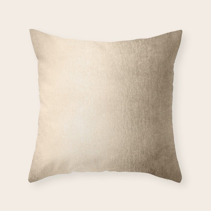 White Gold Sands Throw Pillow Gallery Image 6
