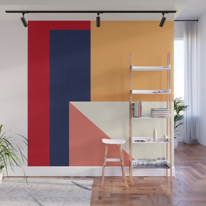 Minimal Geometric Abstraction 95 Wall Mural Gallery Image 1