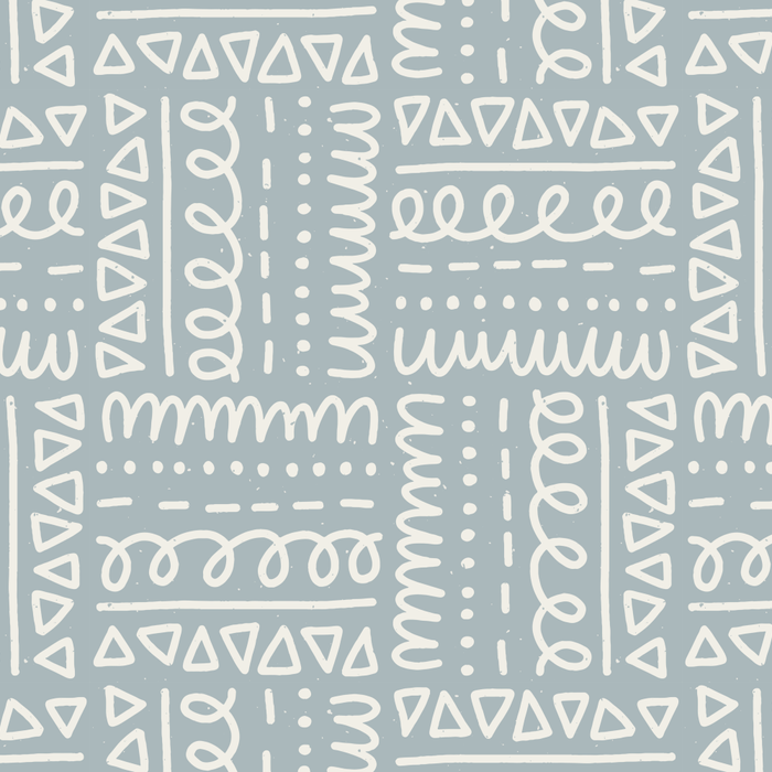 Sweet Doodle Squares . Coastal Blue Coffee Mug Gallery Image 2