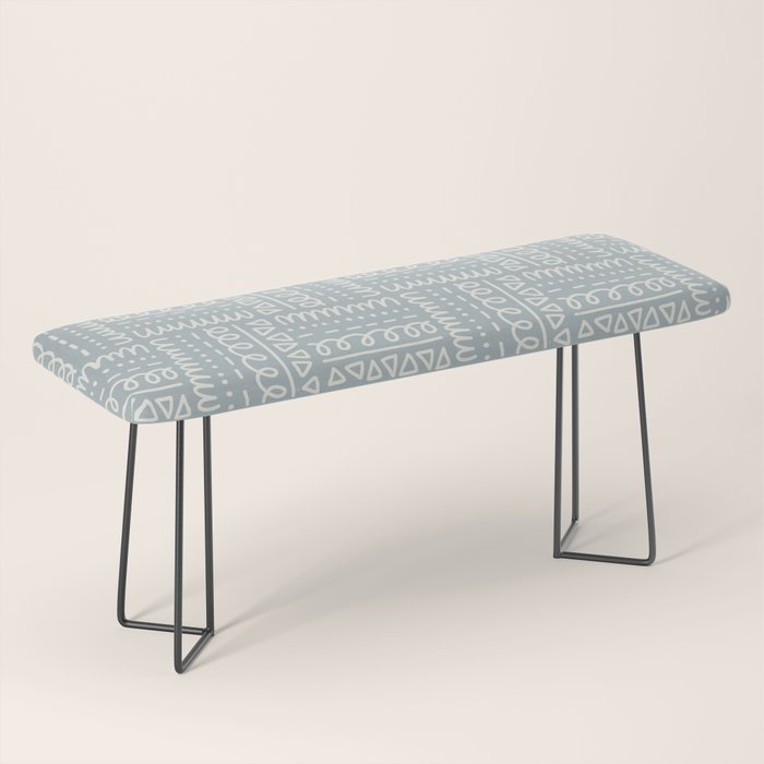Sweet Doodle Squares . Coastal Blue Bench Gallery Image 1