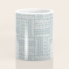 Sweet Doodle Squares . Coastal Blue Coffee Mug Gallery Image 4