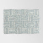 Sweet Doodle Squares . Coastal Blue Rug Gallery Image 2