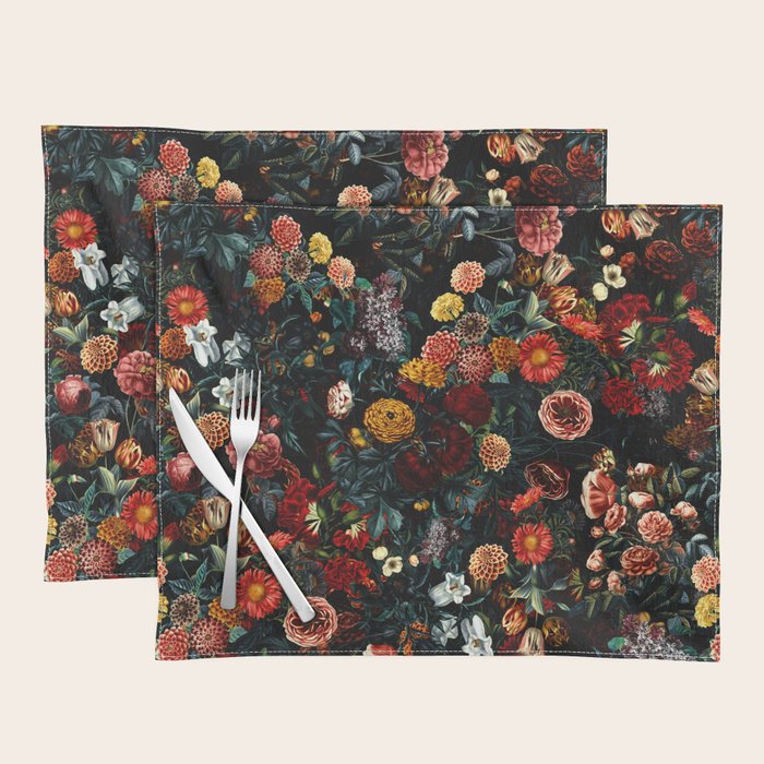 Midnight Garden XXVI Placemat Gallery Image 1