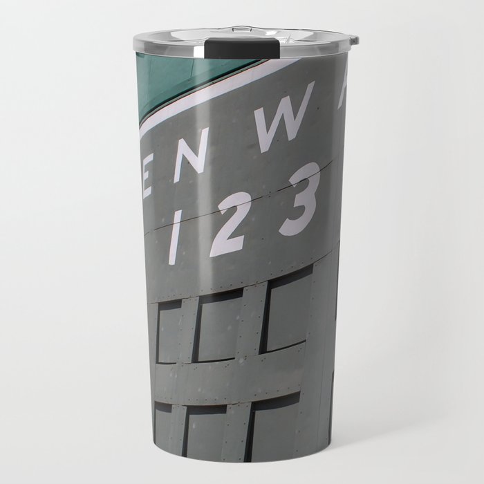 Fenwall -- Boston Fenway Park Wall, Green Monster, Red Sox Travel Mug Gallery Image 1