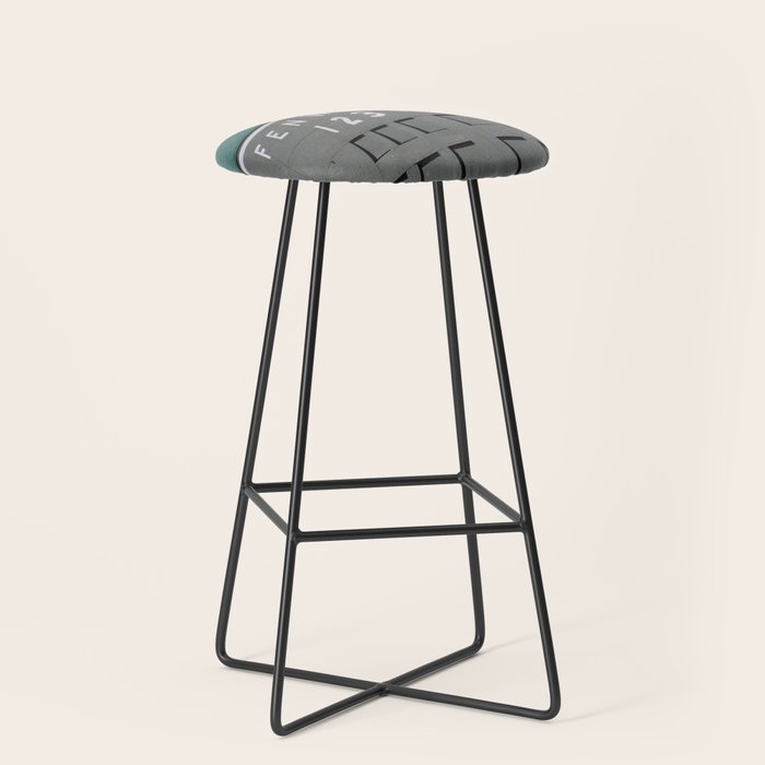 Fenwall -- Boston Fenway Park Wall, Green Monster, Red Sox Stool Gallery Image 1