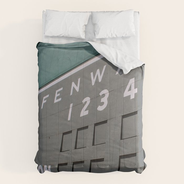 Fenwall -- Boston Fenway Park Wall, Green Monster, Red Sox Comforter Gallery Image 6