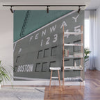 Fenwall -- Boston Fenway Park Wall, Green Monster, Red Sox Wall Mural Gallery Image 1