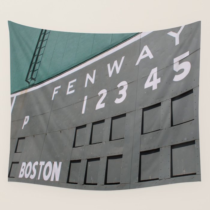 Fenwall -- Boston Fenway Park Wall, Green Monster, Red Sox Wall Tapestry Gallery Image 4