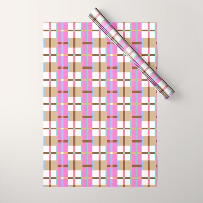 Blod Linear Aesthetics PB Wrapping Paper Gallery Image 1