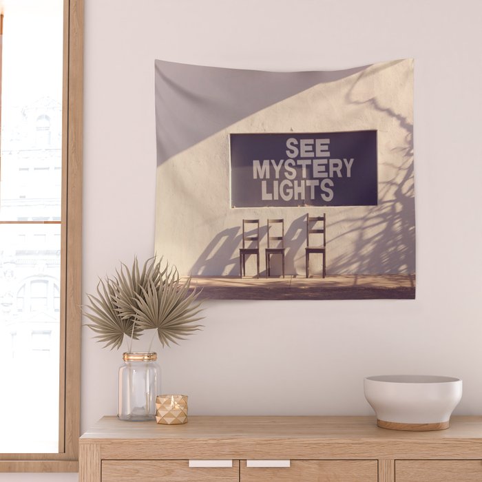 See Mystery Lights - Marfa, Texas Wall Tapestry Gallery Image 2