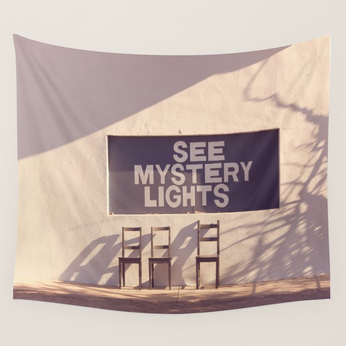 See Mystery Lights - Marfa, Texas Wall Tapestry Gallery Image 4