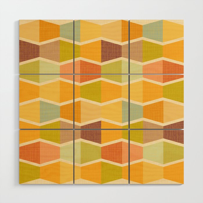 Cubix Wood Wall Art Gallery Image 1