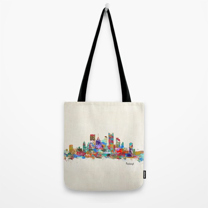 Pittsburgh Pennsylvania skyline Tote Bag Gallery Image 2