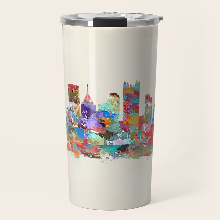 Pittsburgh Pennsylvania skyline Travel Mug Gallery Image 1