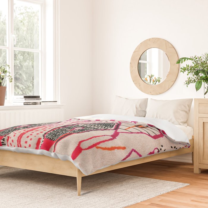 Heritage Oriental Moroccan Carpet Design Duvet Cover Gallery Image 2