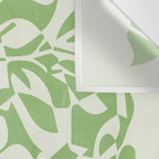 Floral Pattern: Forest Green Edition Wall Tapestry Gallery Image 3