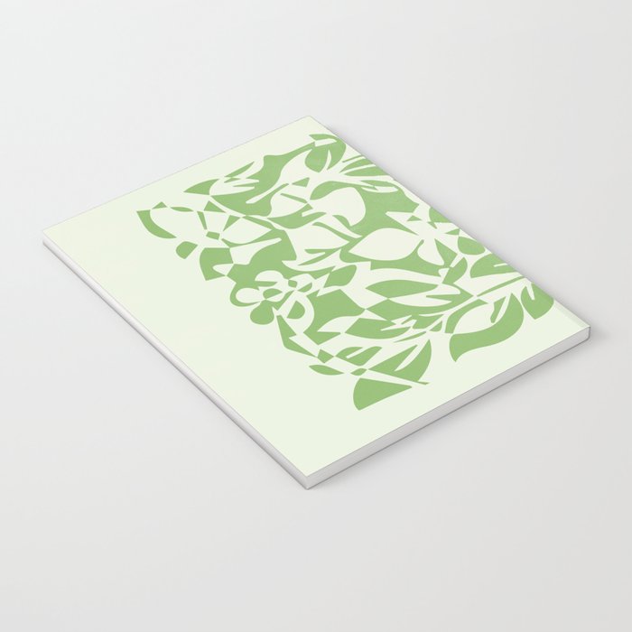 Floral Pattern: Forest Green Edition Notebook Gallery Image 3