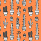 Retro hand drawn cactus plant pattern Coffee Mug Gallery Image 2