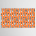 Retro hand drawn cactus plant pattern Tablecloth Gallery Image 2